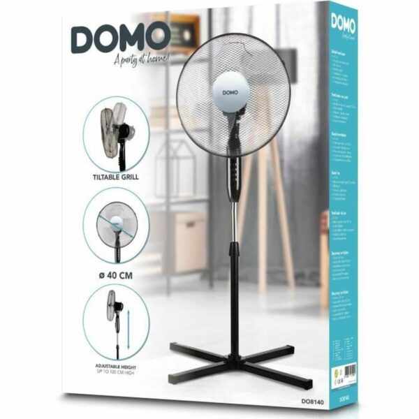 Freistehender Ventilator DOMO Do8140 Schwarz 40 W – Bild 3