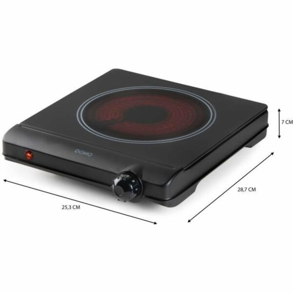 Platte aus Glaskeramik DOMO DO30111KP 1250 W – Bild 4