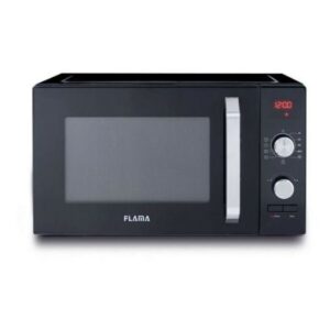 Mikrowelle Flama 1837L Schwarz 800 W 23 L