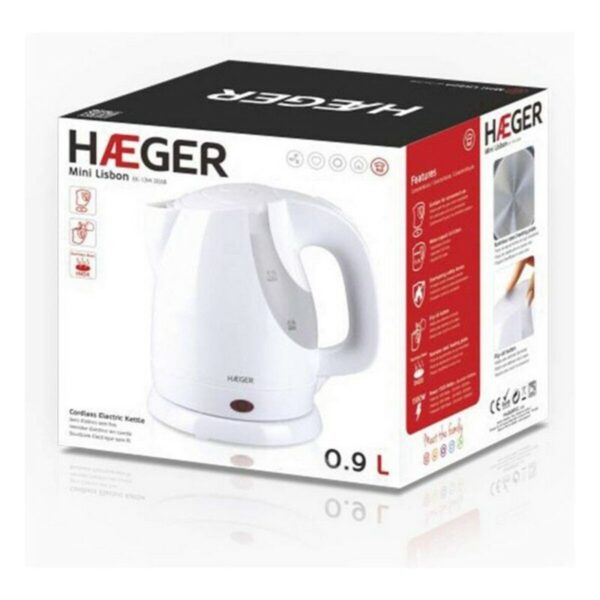 Wasserkocher mit Elektrischer Teekanne Haeger EK-13W.006A 1300 W – Bild 3