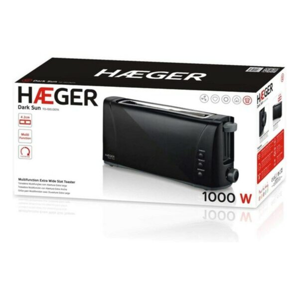 Toaster Haeger TO-100.007A 1000 W Schwarz – Bild 2