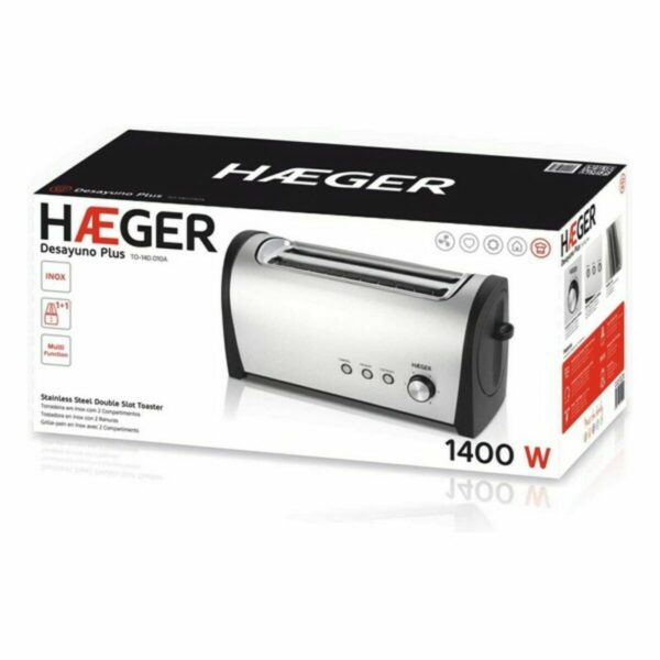 Toaster Haeger TO-14D.010A 1400 W Grau – Bild 2