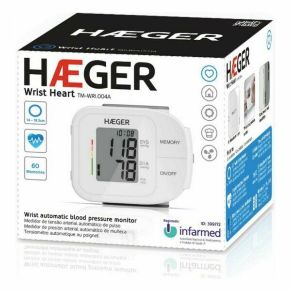 Handgelenk-Blutdruckmessgerät Haeger TM-WRI.004A – Bild 2