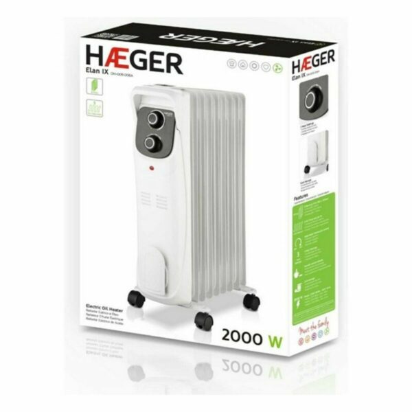 Ölheizung (9 Kammern) Haeger OH-009.006A Weiß 2000 W – Bild 5
