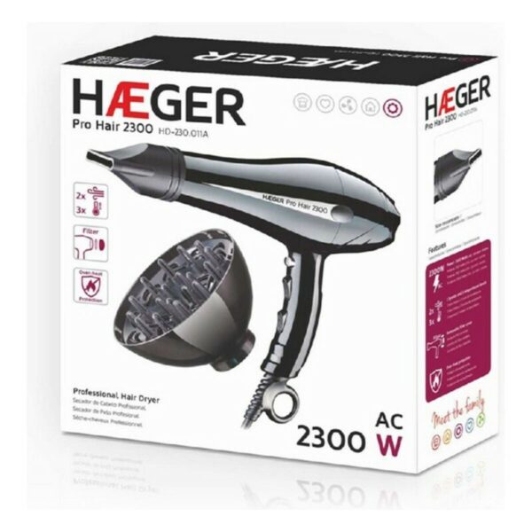 Föhn Haeger HD-230.011B 2300 W Schwarz 2300 W – Bild 5