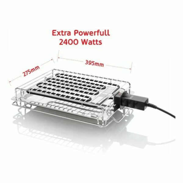 Grill Haeger GR-240.013A 2400W Schwarz Bunt 2400 W (395 x 275mm) – Bild 4