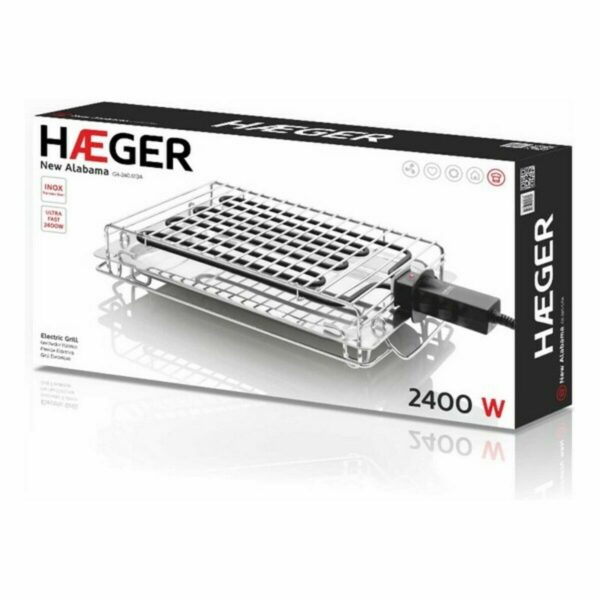 Grill Haeger GR-240.013A 2400W Schwarz Bunt 2400 W (395 x 275mm) – Bild 3
