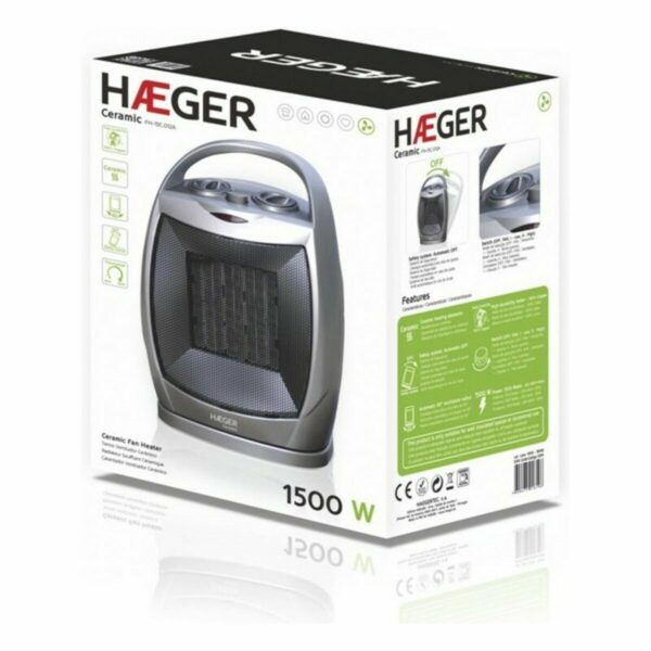 Elektrischer Keramikheizer Haeger FH-15C.012A 1500 W Bunt – Bild 2