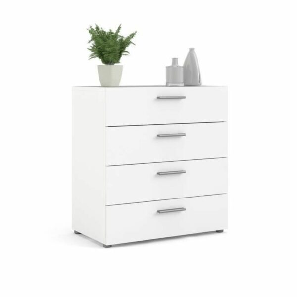 Schubladenschrank Tvilum Weiß 70 x 40 x 75 cm – Bild 4