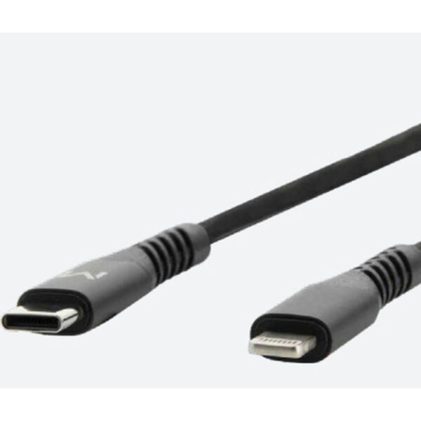 USB-C auf Lightning Verbindungskabel Mobilis 001343 Schwarz 1 m – Bild 2