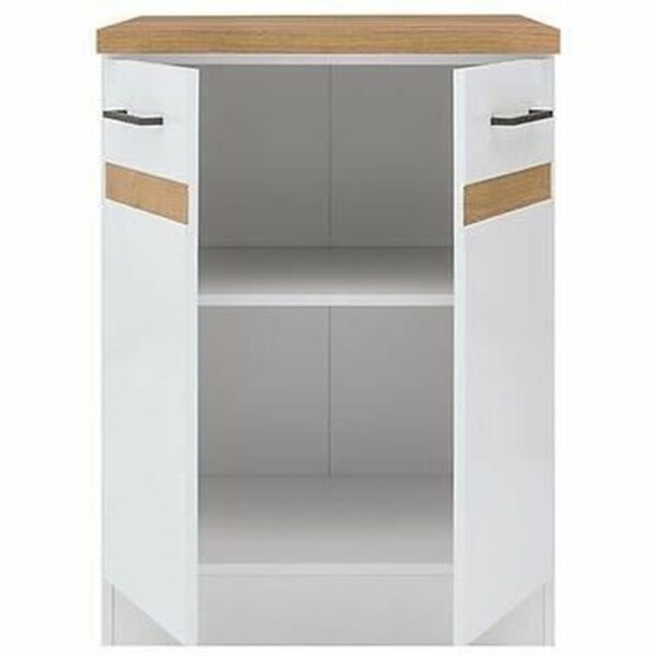 Beistellmöbel Junona Weiß 60 cm – Bild 2