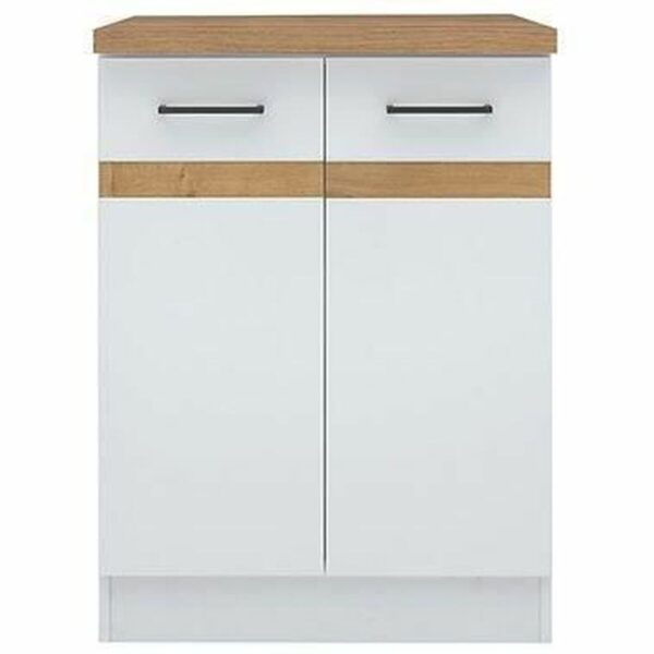 Beistellmöbel Junona Weiß 60 cm – Bild 3