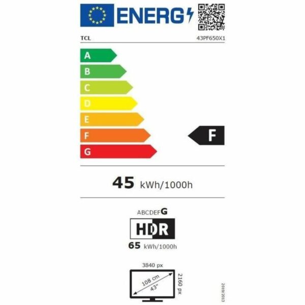 Smart TV TCL TCL 43PF650 43" 4K Ultra HD LED HDR D-LED – Bild 7
