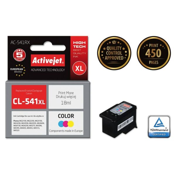 Original Tintenpatrone Activejet AC-541RX Zyanblau/Magenta/Gelb – Bild 2