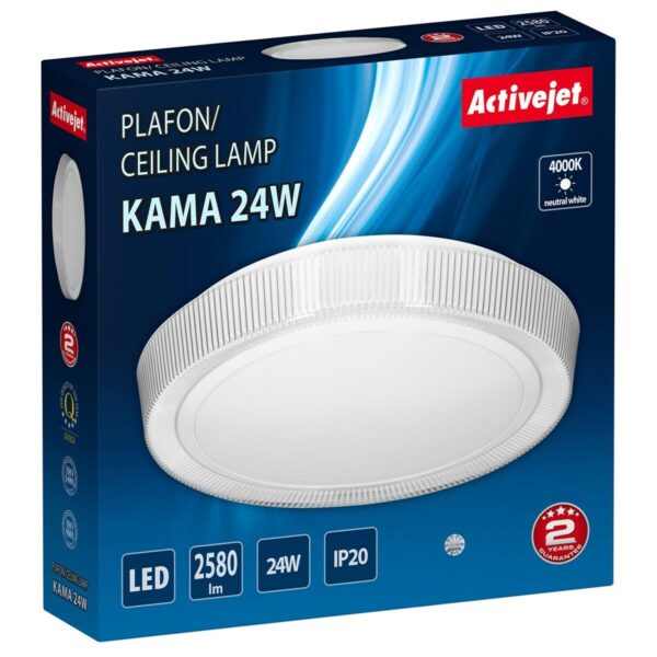 Deckenlampe Activejet AJE-KAMA 24W Weiß 80 24 W (4000 K) – Bild 4
