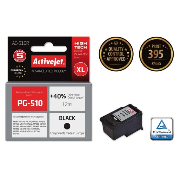 Original Tintenpatrone Activejet AC-510R Schwarz – Bild 2