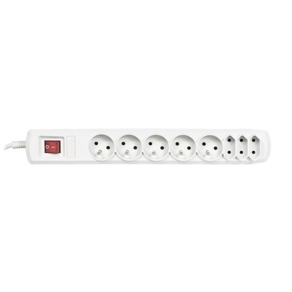 Steckerleiste mit 8 Steckdosen und Schalter Activejet APN-8G (1,5 m) – Bild 2