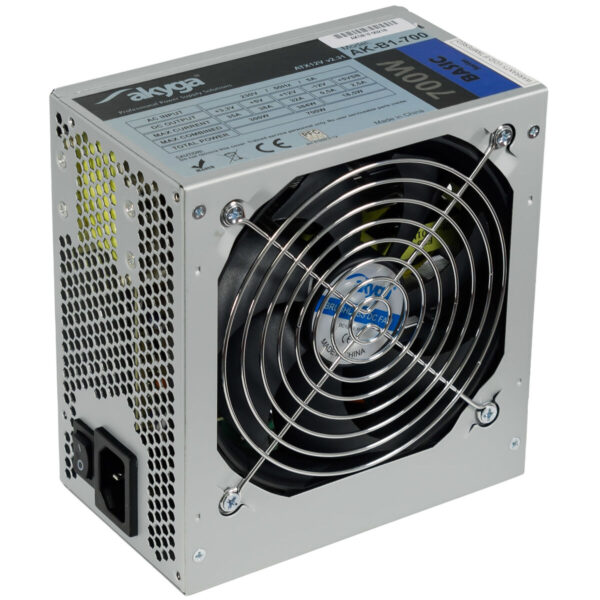 Stromquelle Akyga AK-B1-700 700 W Verkabelt Seitliche Belüftung ATX – Bild 2