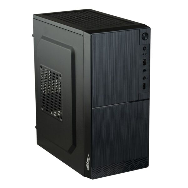 ATX Semi-Tower Gehäuse Akyga AK35BK Schwarz – Bild 2