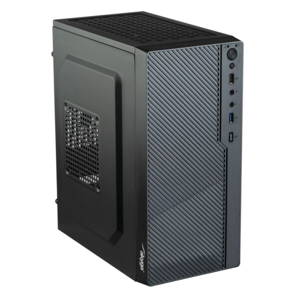 ATX Semi-Tower Gehäuse Akyga AK36BK Schwarz – Bild 2