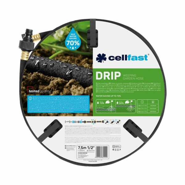 Tropfschlauch Cellfast 7,5 m Ø 12,5 mm Tröpfchenbewässerung