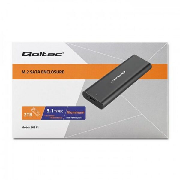 Externe Box Qoltec 50312 Schwarz – Bild 6