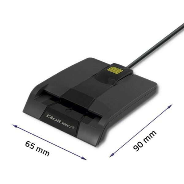 Kartenleser Qoltec 50634 Schwarz – Bild 2