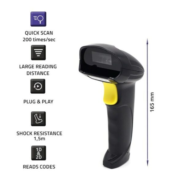 Tragbarer Scanner Qoltec 50853 – Bild 7