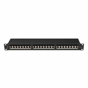 UTP starres Netzwerkkabel der Kategorie 6 Lanberg PPSA-1024-B Schwarz