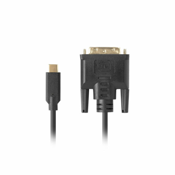 USB-C zu DVI-D-Kabel Lanberg CA-CMDV-10CU-0018-BK Schwarz 1,8 m – Bild 2