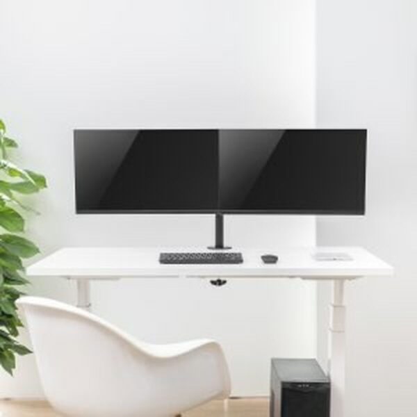 Bildschirm-Träger für den Tisch MacLean MC-884 Schwarz 32" – Bild 2