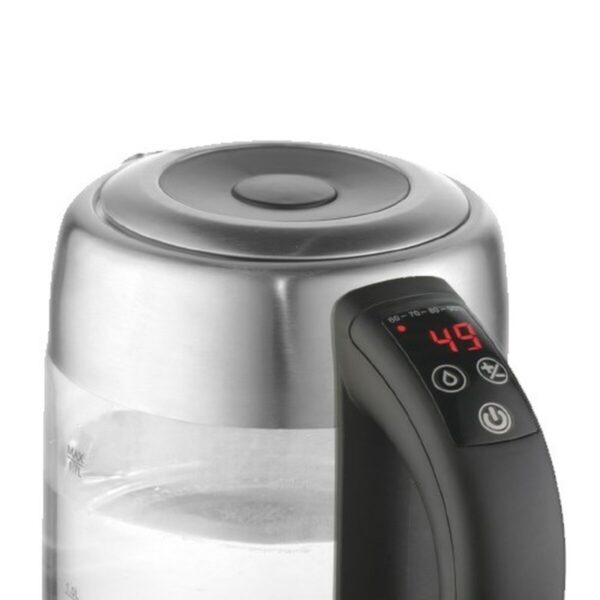 Wasserkocher Adler AD 1247 Kristall Stahlgrau Glas 2200 W 1,7 L – Bild 7