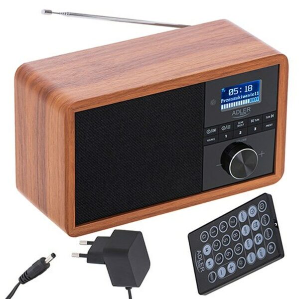 Radio Adler AD 1184 Schwarz Holz – Bild 4