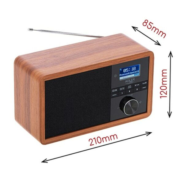 Radio Adler AD 1184 Schwarz Holz – Bild 8