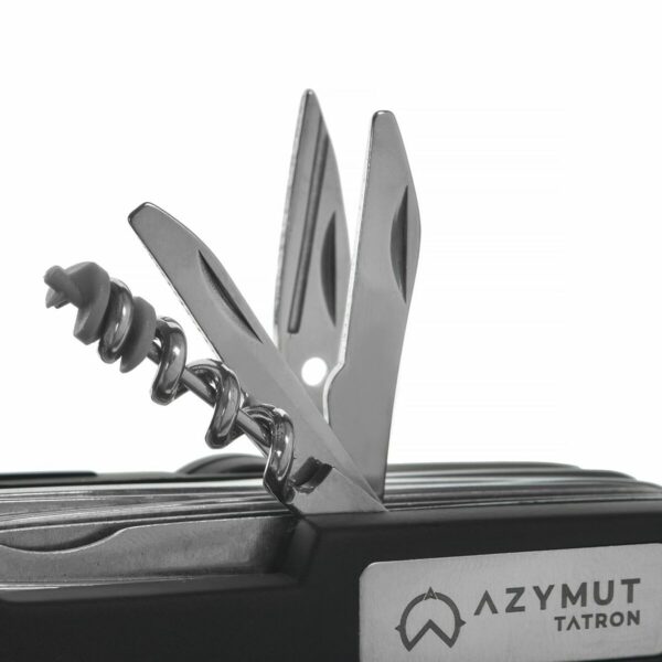 Multifunktionsmesser Azymut HK20017BL Schwarz Silberfarben – Bild 4