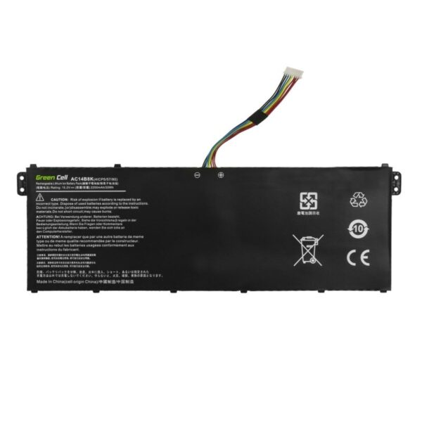 Laptop-Akku Green Cell AC72 Schwarz 2100 mAh – Bild 3
