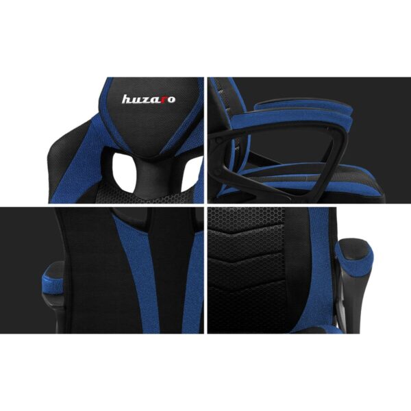 Gaming-Stuhl Huzaro FORCE 2.5 Blau Schwarz – Bild 3