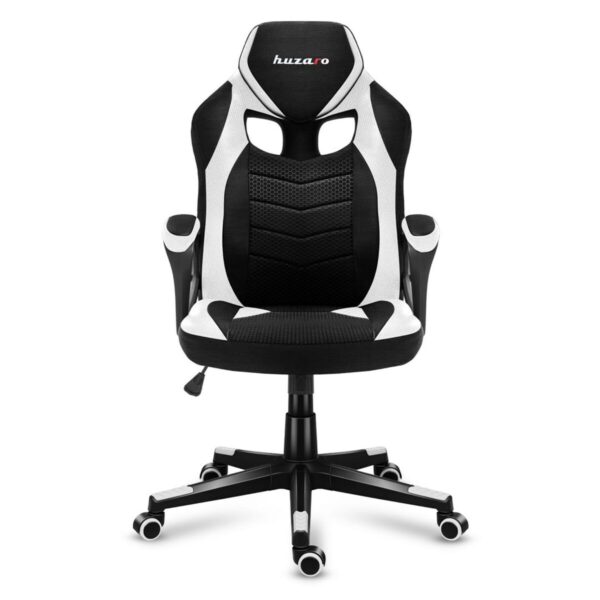 Gaming-Stuhl Huzaro HZ-Force 2.5 White Mesh         Weiß Schwarz – Bild 2
