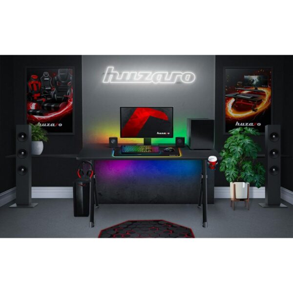 Schreibtisch Huzaro HZ-Hero 2.8 Schwarz 140 x 60 cm – Bild 8