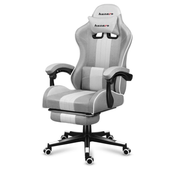 Gaming-Stuhl Huzaro HZ-Force 4.7 White Mesh         Weiß Grau – Bild 3