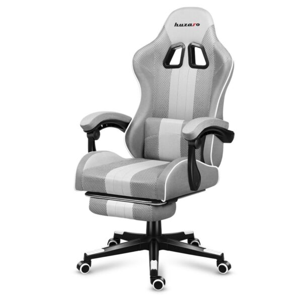 Gaming-Stuhl Huzaro HZ-Force 4.7 White Mesh         Weiß Grau – Bild 7