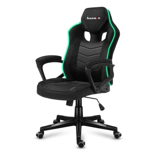 Gaming-Stuhl Huzaro HZ-Force 2.5 RGB Mesh Schwarz Grau – Bild 3