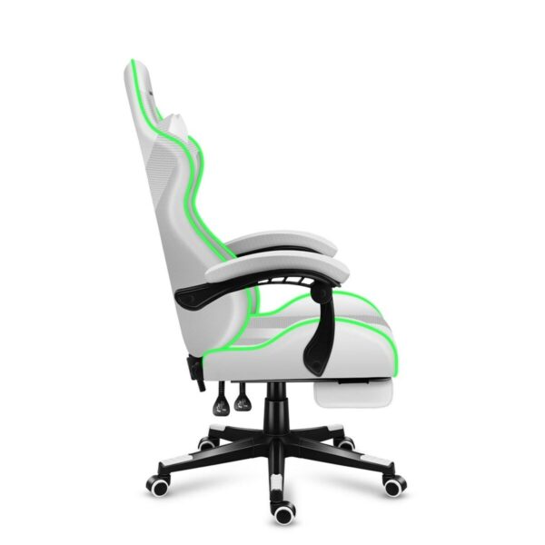 Gaming-Stuhl Huzaro FORCE 4.7 RGB Weiß – Bild 2