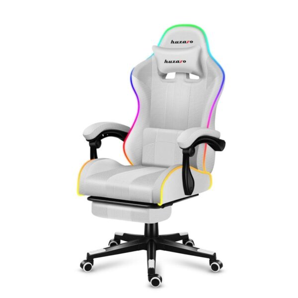 Gaming-Stuhl Huzaro FORCE 4.7 RGB Weiß – Bild 6