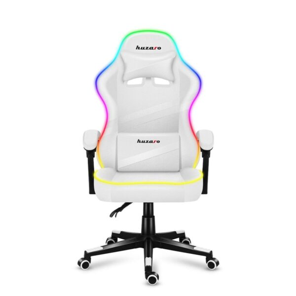 Gaming-Stuhl Huzaro Force 4.4 RGB Weiß – Bild 2