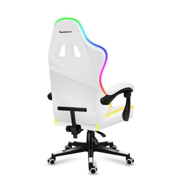 Gaming-Stuhl Huzaro Force 4.4 RGB Weiß – Bild 6