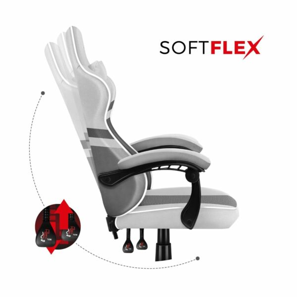 Gaming-Stuhl Huzaro HZ-Force 4.4 White Mesh Weiß – Bild 3
