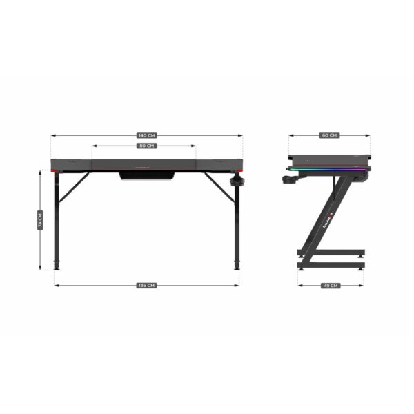Schreibtisch Huzaro HZ-Hero 3.3 RGB – Bild 2