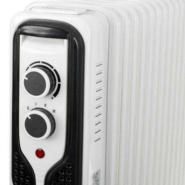 Ölheizung Adler AD 7816 Weiß Schwarz 2000 W – Bild 5