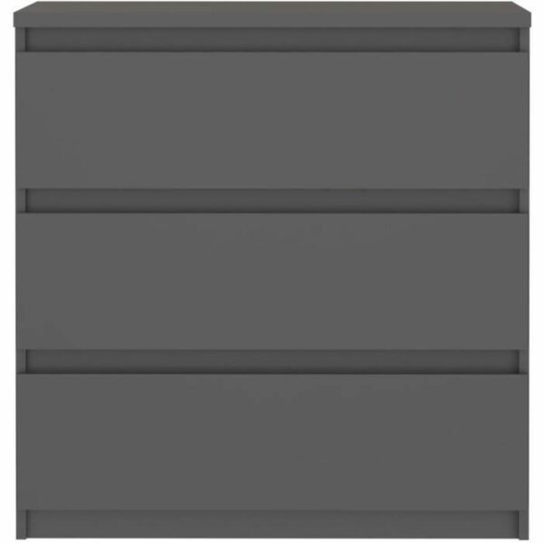 Kommode CHELSEA  Grau Anthrazit 77,2 x 42,2 x 79,9 cm – Bild 3